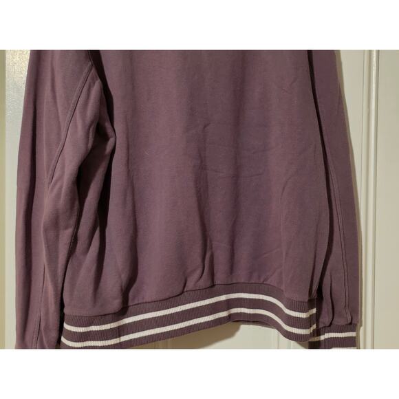 Fila Sweatshirt Womens Size XXL French Terry Elastic Hem Stretch Purple - Picture 6 of 9